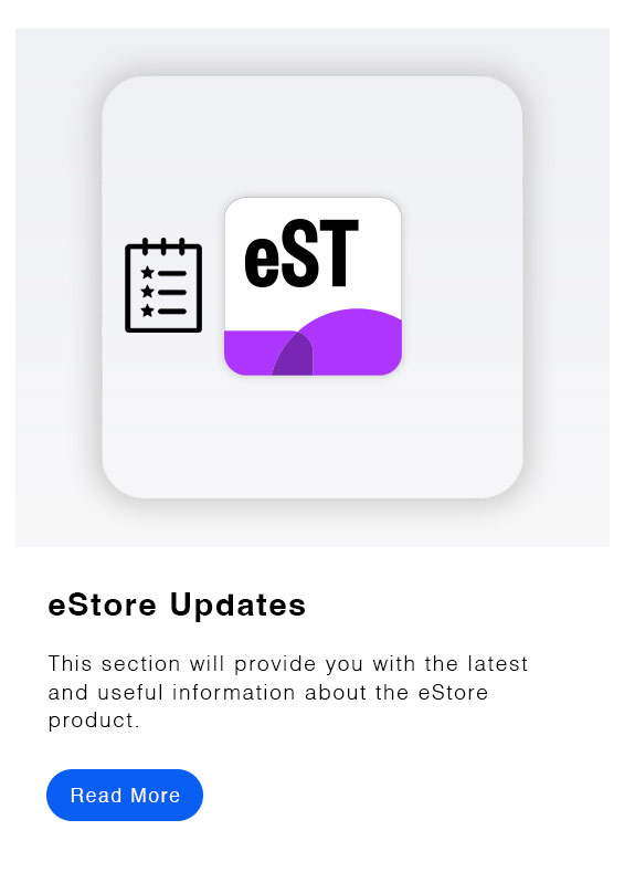 eStore Updates