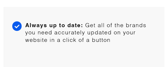 Always up to date