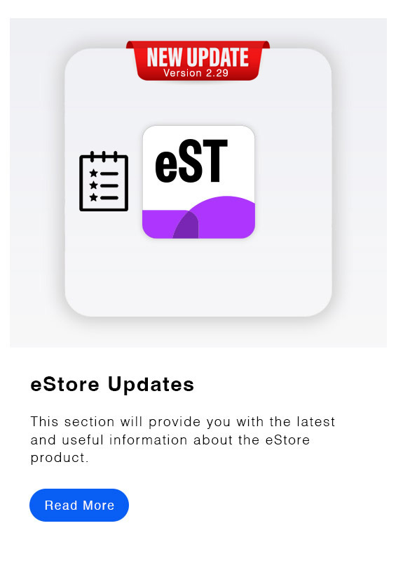 eStore Updates